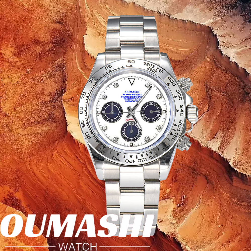 Jewelry For Watches - Luxury VK63 Watches Sapphire Glass 316L