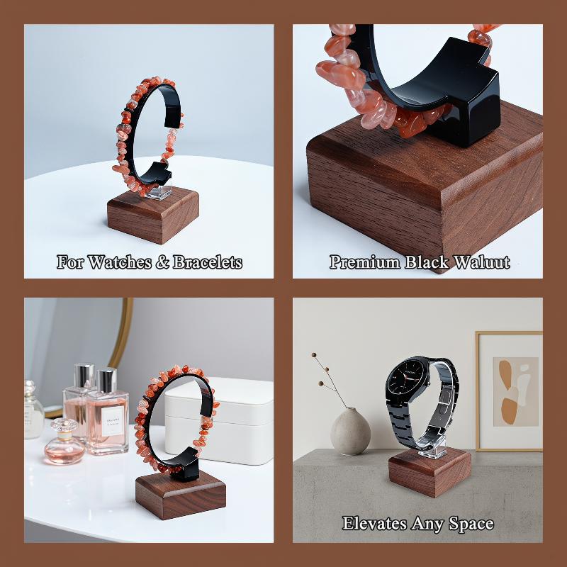 Wooden C-Shaped Watch Holder J - đánh giá và giá Jewelry And Watches Inc