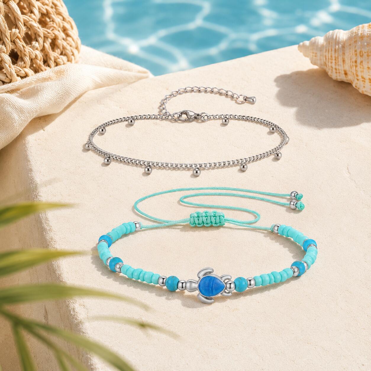 Anklet Set Stainless Steel Lay - đánh giá và giá Jc Jewelry & Watches Photos