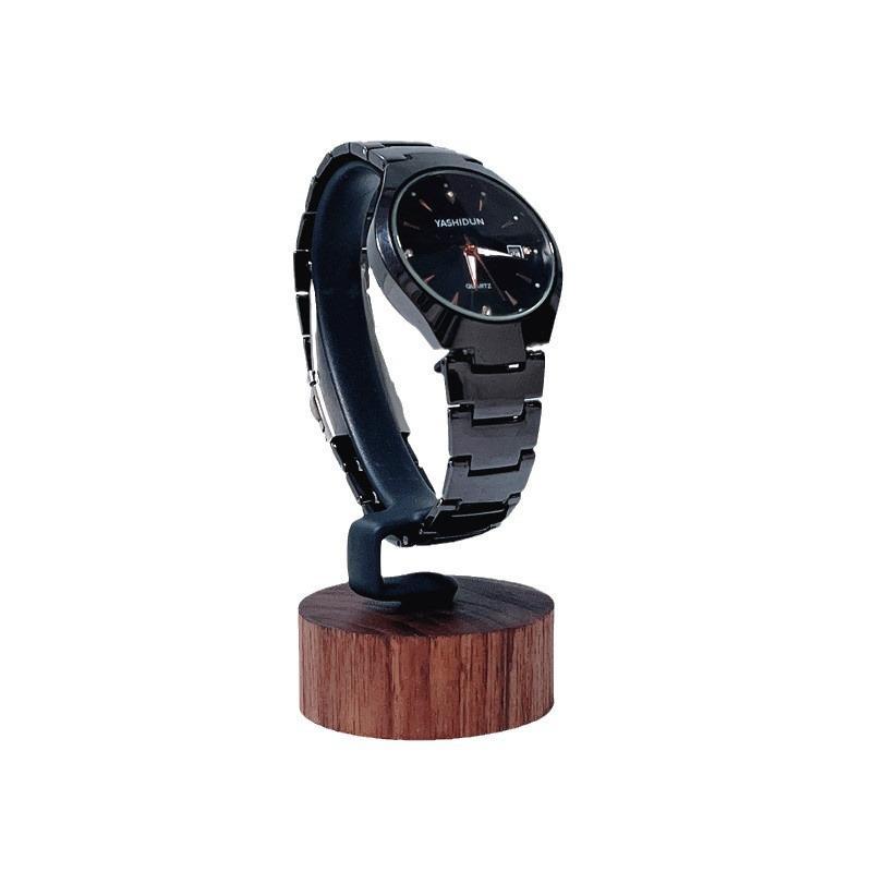 New Wooden C Shaped Watch Disp - đánh giá và giá Jewelry And Watches Inc