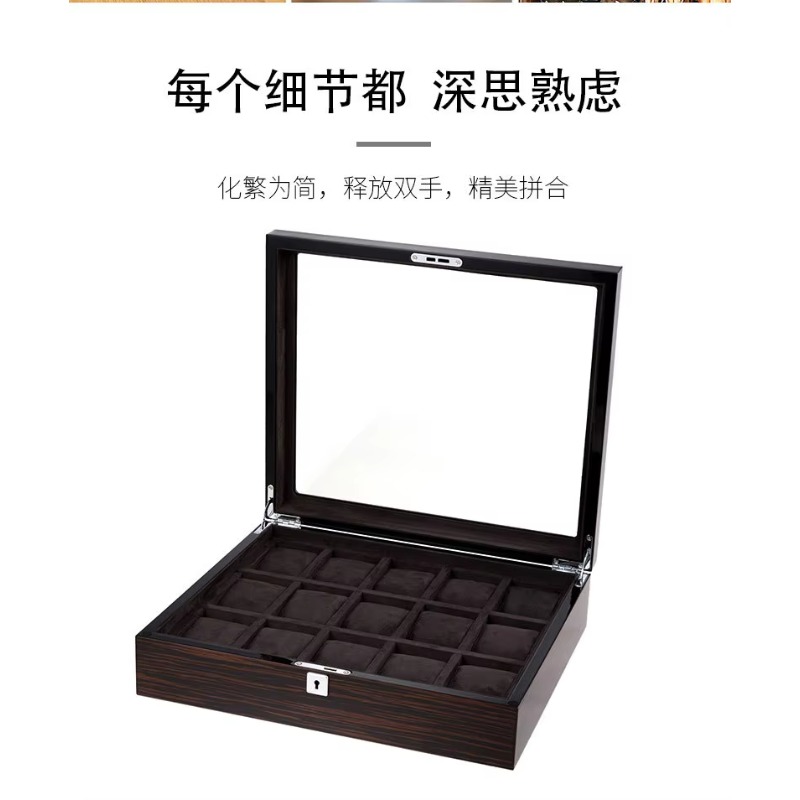 Hxl wooden piano lacquer multi - đánh giá và giá Watch Display Box