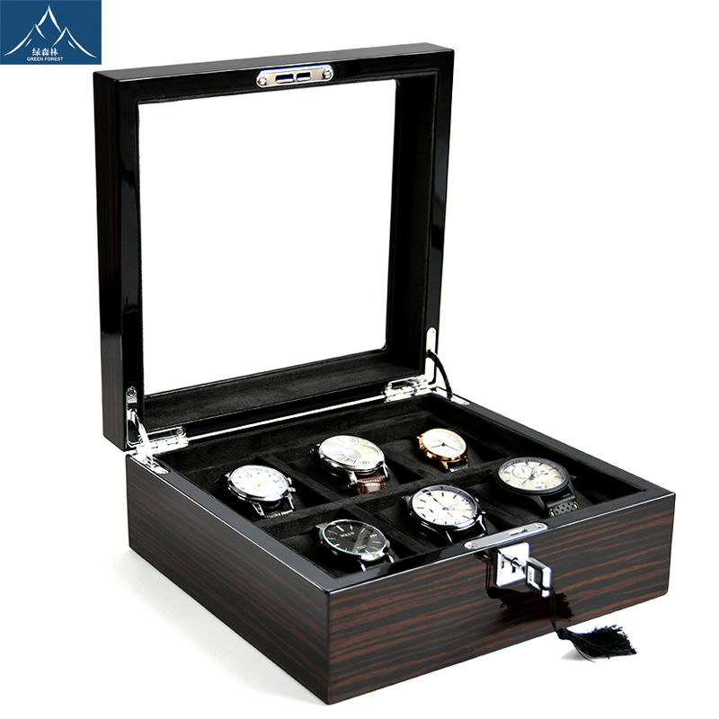 Hxl wooden piano lacquer multi - đánh giá và giá Watch Display Box