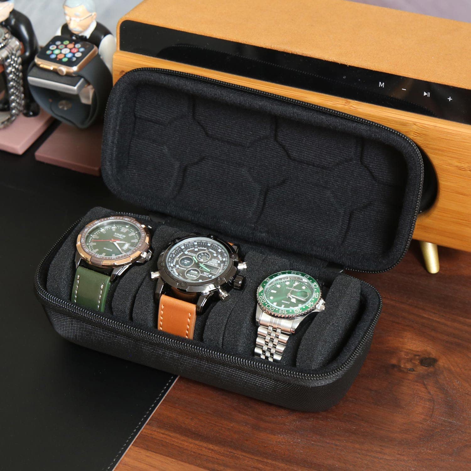 Watch Box Organizer For Men or - đánh giá và giá Watch Display Box