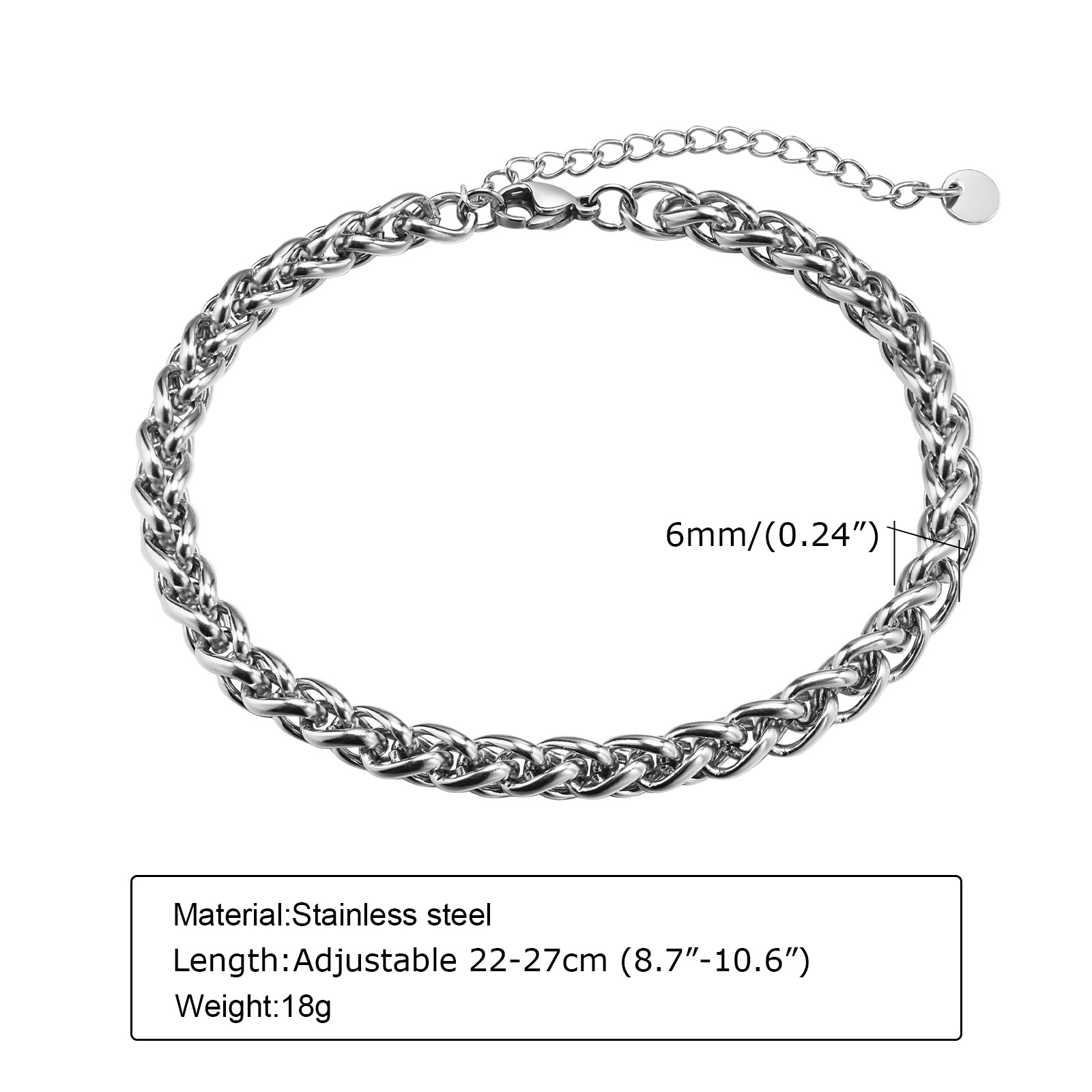 Vnox Cuban Chain Anklets for M - đánh giá và giá Jc Jewelry & Watches Photos
