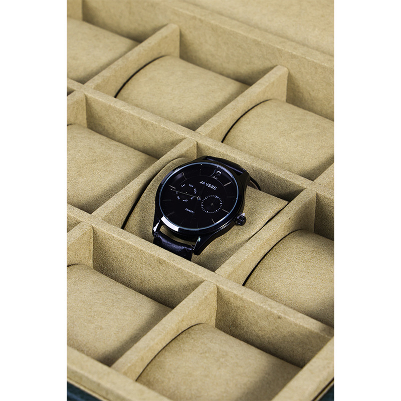 OEM ODM Luxury 15 Slots Green  - đánh giá và giá Watch Display Box