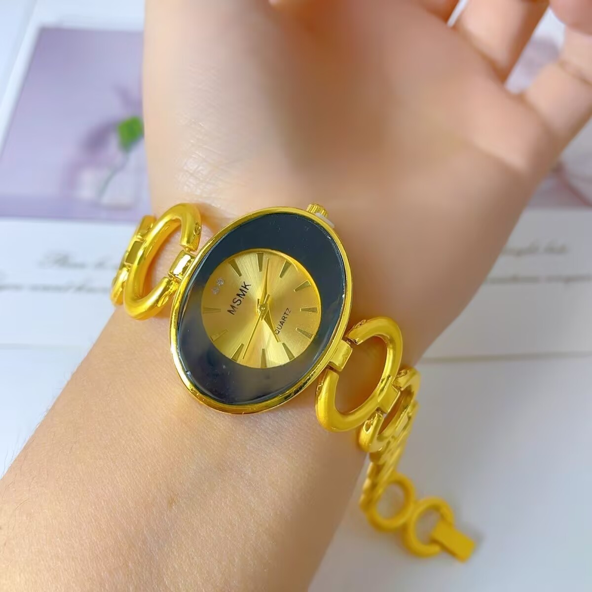 New American 24K Gold Plated W - đánh giá và giá Jewelry For Watches